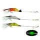 thumbnail image 5 of Naiovety Paquete de 10 señuelos de pesca falsos, cebos artificiales de silicona de agua dulce, atracción, Wobblers de repuesto personalizados, Type3 NO3, 5 of 6