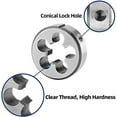 thumbnail image 5 of 1 1/8"-7 UNC Tap and Die Set, 1-1/8 x 7 UNC Machine Thread Tap and Round Die Right Hand$$Tools & Hardware Other, 5 of 6