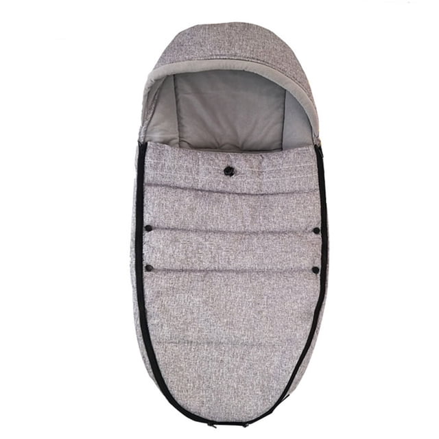 DEBGFS Sac de Couchage Universel pour Poussette, Chaussettes Imperméables pour Poussette, Chancelière Chaude, Accessoires pour Poussette, Gris