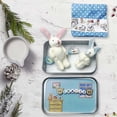 thumbnail image 7 of Mini Bunny Pocket Tin Playset, Portable Plush Rabbit Family Toy with Accessories, Easter Gift for Kids & Collectors, 3.9"×2.6" (Pink), 7 of 7