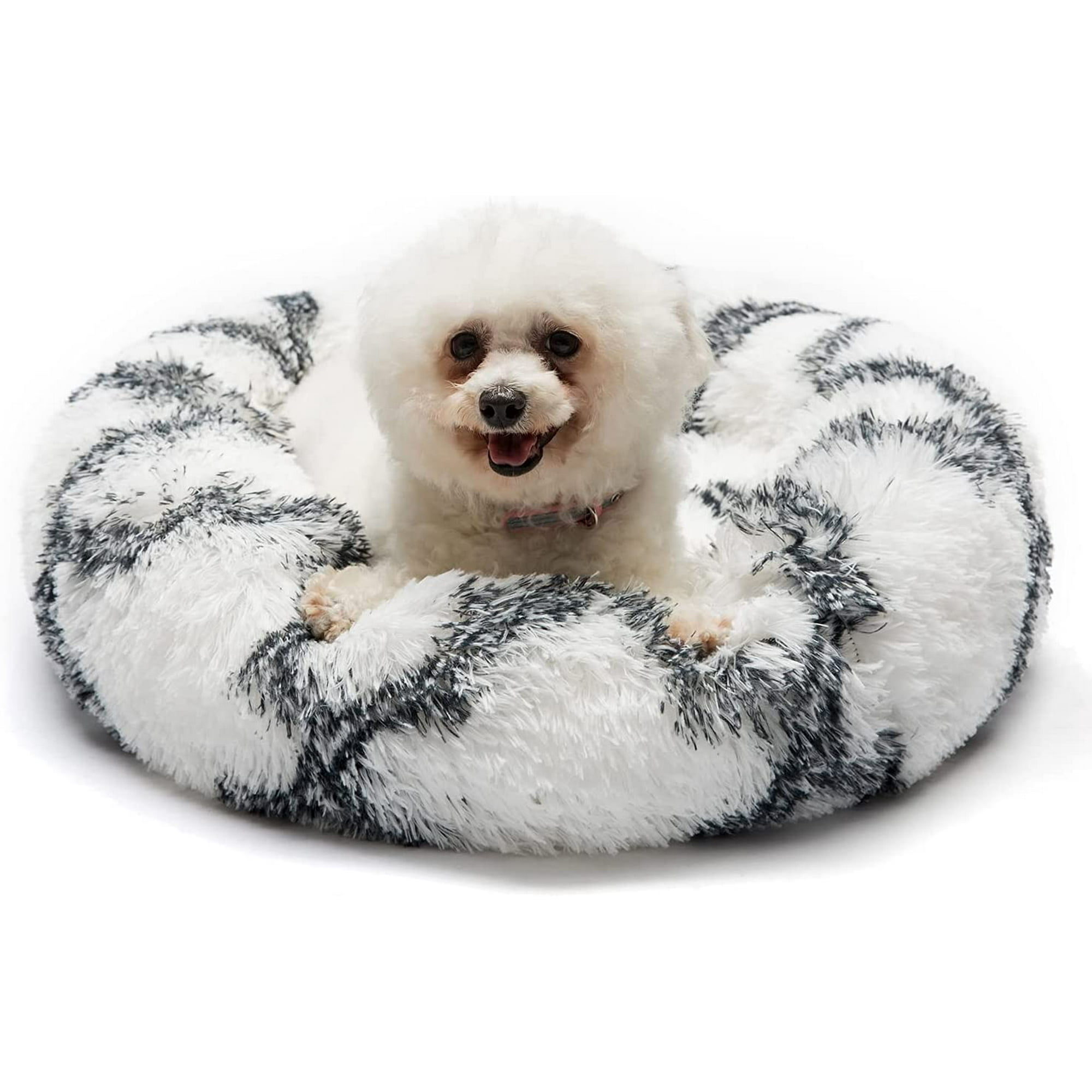 Black white dog bed hotsell