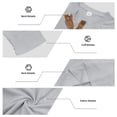 thumbnail image 6 of StSilkitty Men's Long Sleeve Shirts Lightweight Crewneck 3 Buttons T-Shirts Loose Casual Comfy Pullover Tops, 6 of 7