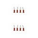 thumbnail image 1 of Bewildely Paquete de 4 1/10 1/8 RC Crawler Shell Clips Decoración Reemplazo de piezas Kit de piezas de actualización Reemplazo de accesorios para Type1 NO1 Bewildely CBP186684, 1 of 5
