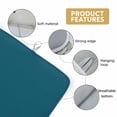 thumbnail image 4 of Dark Teal Dish Drying Mats for Kitchen Counter,Absorbent Microfiber Dish Drainer Rack Mat Solid Green Color Drying Pad for Sinks,Utensils,Countertops,16x18in, 4 of 9