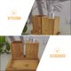 thumbnail image 4 of 1 juego de accesorios de baño de bambú, dispensador de loción, soporte para cepillo de dientes, vaso para cepillo de dientes., 4 of 8