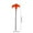 Red #4, variant on 10Pcs Heavy Duty Screw-In Tent Stakes | Carbon Steel Rust-Resistant Ice Shanty Anchors | Includes Cloth Bag for Outdoor Camping, Patio & Garden Canopies