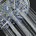 thumbnail image 6 of AquaDance Antimicrobial, Anti-Clog High-Pressure 6-Setting 4' Handheld Hand Shower Head with Microban Nozzle Protection from Growth of Mold Mildew & Bacteria and 5' Hose - Soft Purple, 6 of 9