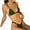 Army Green, variant on 2024 Bikini Swimsuits for Women Clearance Quick Drying Women's Color Swimwear Two-Piece Slim Swimsuit Bikini Straped Swimsuits Solid Trendy Beach Dresses for Women Casual Summer Orange