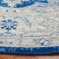 thumbnail image 3 of SAFAVIEH Brentwood Dimas Oriental Area Rug, Navy/Gray, 6'7" x 6'7" Round, 3 of 11