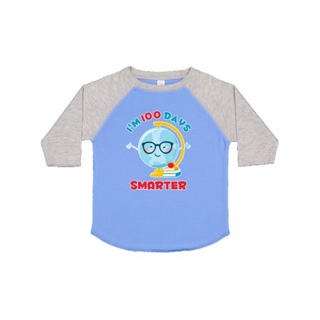 

Inktastic Kawaii Globe 100 Days Smarter Gift Toddler Boy or Toddler Girl T-Shirt