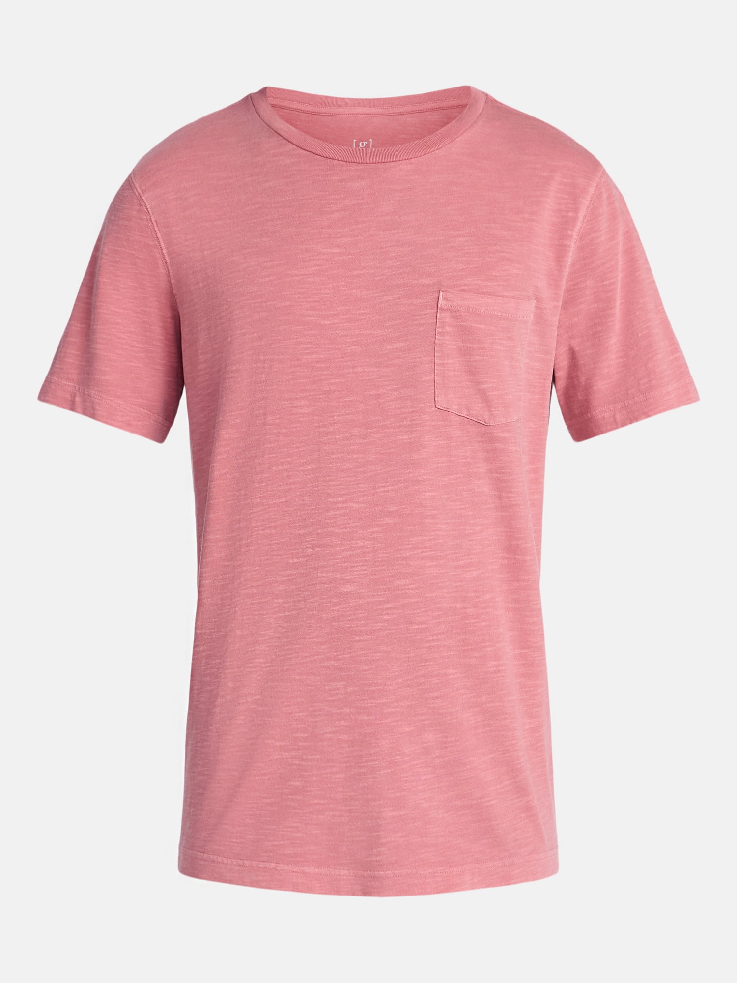 George Men's and Big Men's Slub Pocket Tee with Short Sleeves, Size XS-3XL