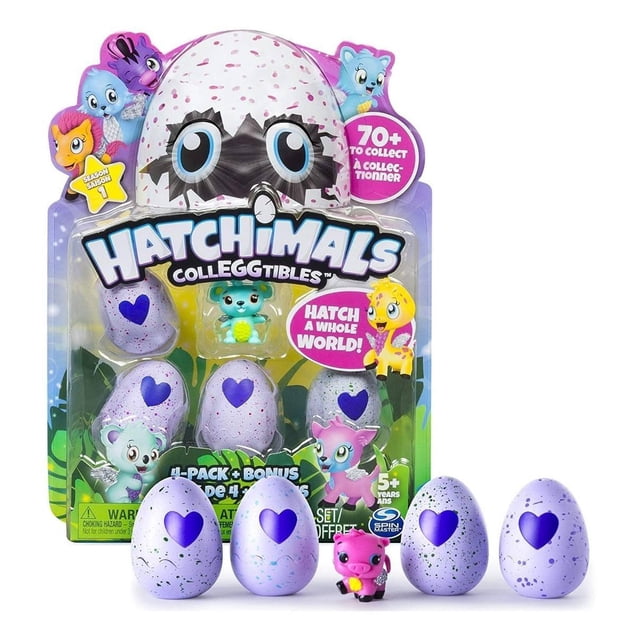 Spin Master, Hatchimals, CollEGGtibles, paquete de 4 con regalo Spin Master 1