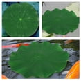 thumbnail image 4 of Miangastore Pond Plants Simulated Lotus Leaf Green EVA 2Pcs 22.8X22.8X0.2In, 4 of 9