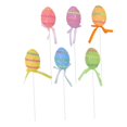 thumbnail image 2 of 6 uds. de selecciones de huevos de Pascua, decoración de Pascua, manualidades, pastel original de espuma, arreglo Floral para jarrón para el hogar, Rayas onduladas, 2 of 8