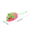 thumbnail image 3 of Watermelon Mouse Cat Plush Toy, Fruit Shaped Interactive Kitten Play Toy with Long Tail for Indoor Cat Entertainment, 3 of 6