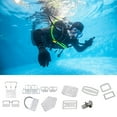 thumbnail image 3 of Water Diving Side Mount Attachments Diving Weight Belt Retainers Sidemount Diving Stainless Weight Belt Slide Buckles, 3 of 6
