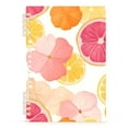 thumbnail image 7 of FORMRS 1-Subject Spiral Notebook 8" x 5" College Ruled 60 Refillable Sheet, 2 Pack, Pink Floral Orange, 7 of 7