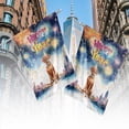 thumbnail image 4 of Happy New Year with Vizsla Fireworks Holiday Xmas Winter 2025 House Flag 28x40in Double Sided Vizslas Dog Lover Gifts Idea Outdoor Decor - 00025, 4 of 5