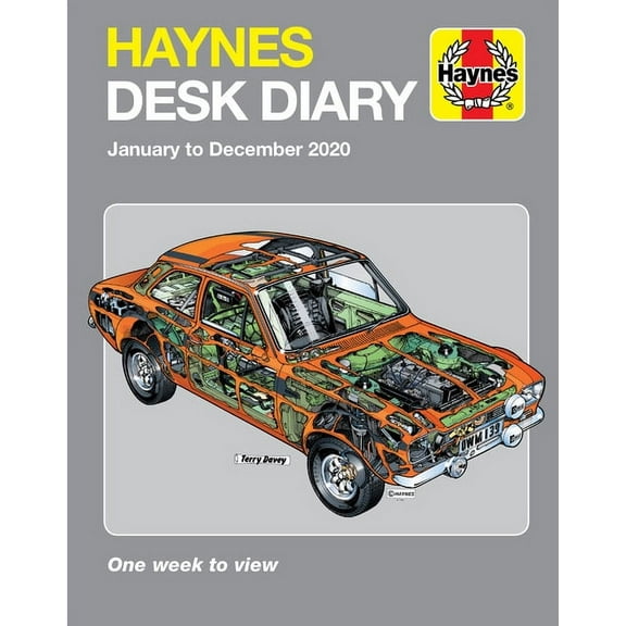 Haynes 2020 Desk Diary : January to December 2020.  One week to view. (Hardcover)