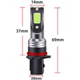 thumbnail image 3 of P13W LED Bombillas Faro, 30W 3000 lumenes super brillante LED Faros Kit de conversion de IP68 a prueba de agua, paquete de 2, P13W esquí esquí Gafas de esquí, 3 of 5