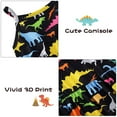 thumbnail image 5 of Toddler Baby Girl Jumpsuit One Piece Dinosaur Sleeveless Strap Romper Harem Pant with Pockets Summer Outfit Clothes, 5 of 7