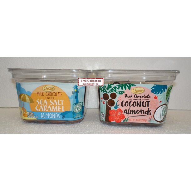 Choceur Milk Chocolate Covered Sea Salt Caramel Almonds & Dark