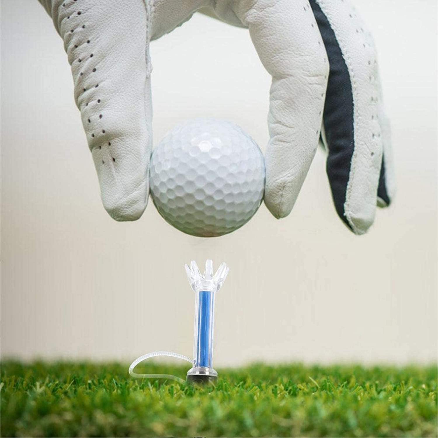 JL Golf Tees, 5Pcs Flexible Magnetic Plastic Golf Tee Training Practice Tool Accessory