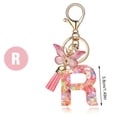 thumbnail image 2 of Fashion 26-letter Key Chain Pendant Butterflys Tassel Key Chain Elegant Fashion Multi-functional Use, 2 of 5