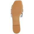 thumbnail image 5 of Journee Womens Arrina Slip On Slide Flat Sandals, 5 of 9