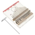 thumbnail image 4 of FRCOLOR Portable 17-Key Acrylic Kalimba Transparent Kalimba Finger Piano 17-Keys Acrylic Kalimba Cute Thumb Piano for Beginners and Music Lovers, 4 of 7