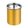thumbnail image 2 of Stainless Steel Ashtray Ins Advanced Sense Of Home Living Room Ash Fly Office Not Leakage Pipe Ash Car Ashtray, 2 of 7