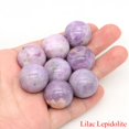 thumbnail image 3 of Bolas redondas de cristales naturales de 20 mm, amatista, cuarzo, piedra no porosa, esferas de piedras preciosas para hacer collares, pulseras y joyas, 3 of 5