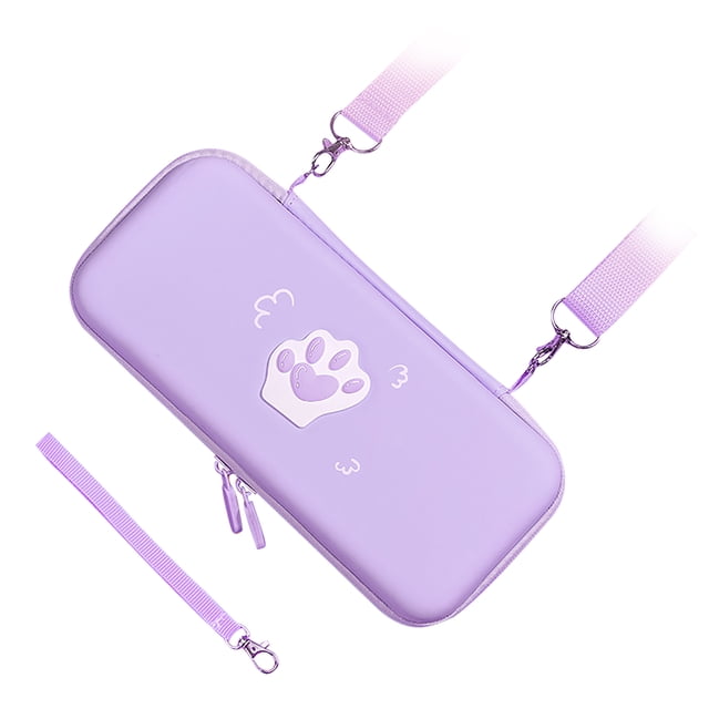 Oubit Switch Cute Cat Claw Storage Bag,Cute Cat Paw Carrying Switch Cute Cat Paw Carrying Case Hard Shell Boxfor Switch Smooth Operation