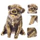 thumbnail image 3 of EeaseMX Adorno de escritorio de cerdo de latón, estatuilla decorativa de cerdo, escultura, decoración del hogar, 3 of 7