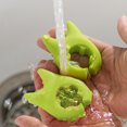 thumbnail image 4 of RKSTN Spatula Holder 2Pcs Kitchen No Punching Required Integrated Spatula Rack High Temperature Resistance Non Scalding and Non Overflow Silicones Spatula Rack Green, 4 of 5