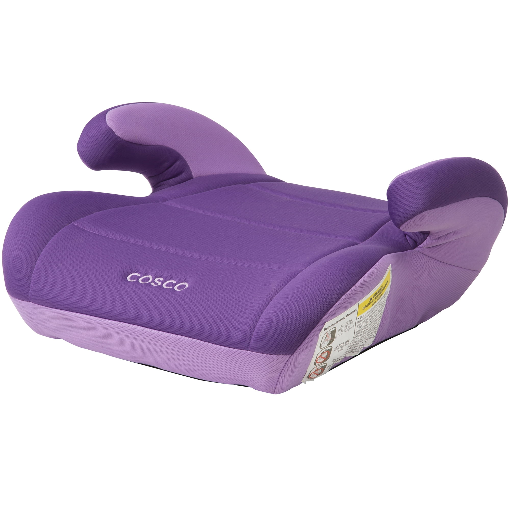 Cosco Topside Lightweight Booster Car Seat Extra Plush Padding Grape Toddler Walmart