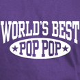 thumbnail image 3 of CafePress - World's Best Pop Pop Dark T Shirt - Men's Classic Graphic Cotton T-Shirt, 3 of 4