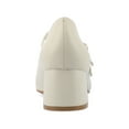 thumbnail image 4 of Journee Womens Nally Faux Leather Mary Jane Pumps, 4 of 10