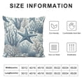 thumbnail image 5 of nygtbtfer  Take Me to The Beach Summer Throw Pillow Covers, Blue Ocean Starfish Summer Cushion Case for Sofa Couch  White, 5 of 5