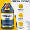 thumbnail image 5 of Easycare 30064 PoolTec Algaecide, Clarifier & Chlorine Salt Cell Booster 64oz + QueBuy Pool Log Book, 5 of 9