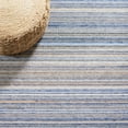 thumbnail image 6 of SAFAVIEH Kilim Xaviera Striped Polyester Area Rug, Blue/Yellow, 8' x 10', 6 of 10
