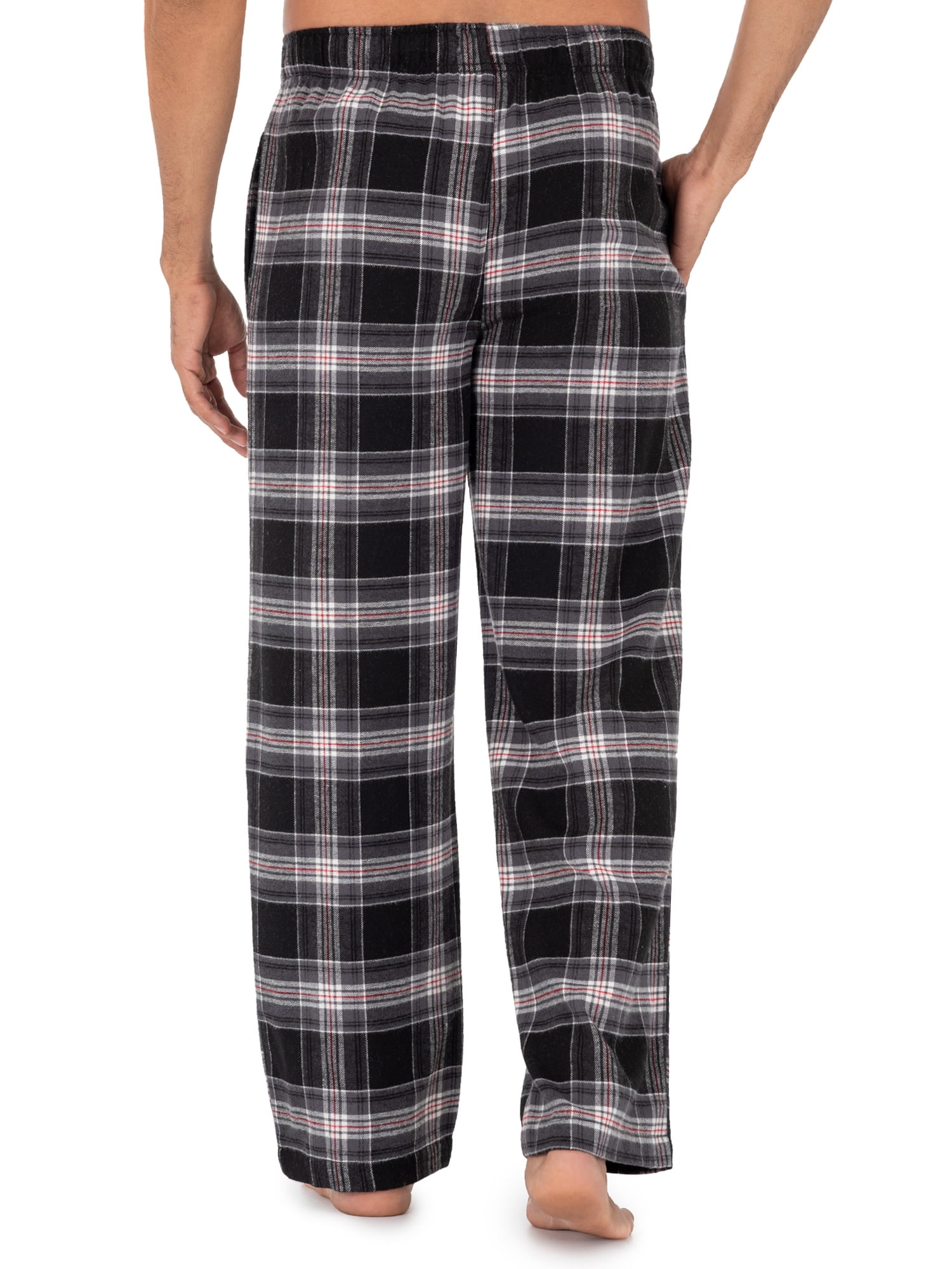 George Men's Plaid Woven Flannel Sleep Pants