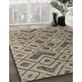 thumbnail image 3 of Ahgly Company Machine Washable Indoor Rectangle Abstract Coffee Brown Area Rugs, 8' x 10', 3 of 7
