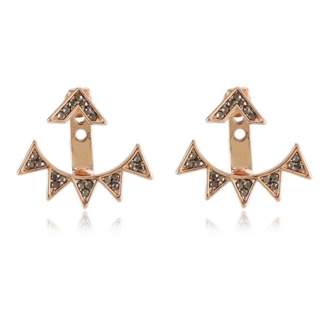 Aretes de personalidad Hojas Aretes de diamantes hermosos Malla irregular Wmkox8yi sjalhkljlk4130