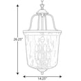 thumbnail image 3 of Progress Lighting Bowman 4-Light Black Pendant, Steel, Matte Black, Clear Glass Shade, 3 of 3