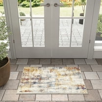 Chelsea Contemporary Abstract 2' x 3' Multicolor Polypropylene Indoor Area Rug, 2' x 3'