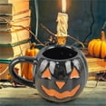 thumbnail image 4 of Ceramic Pumpkin Coffee Mug - 16oz Whimsical Halloween Tea Cup with Jack-O-Lantern Face, Festive Autumn Harvest Drinkware for Home & Office, 4 of 5