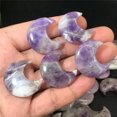 thumbnail image 3 of MATROOY 10x Wholesale Natural Amethyst Stone Moon Crystal Carved Skull Reiki Healing, 3 of 4