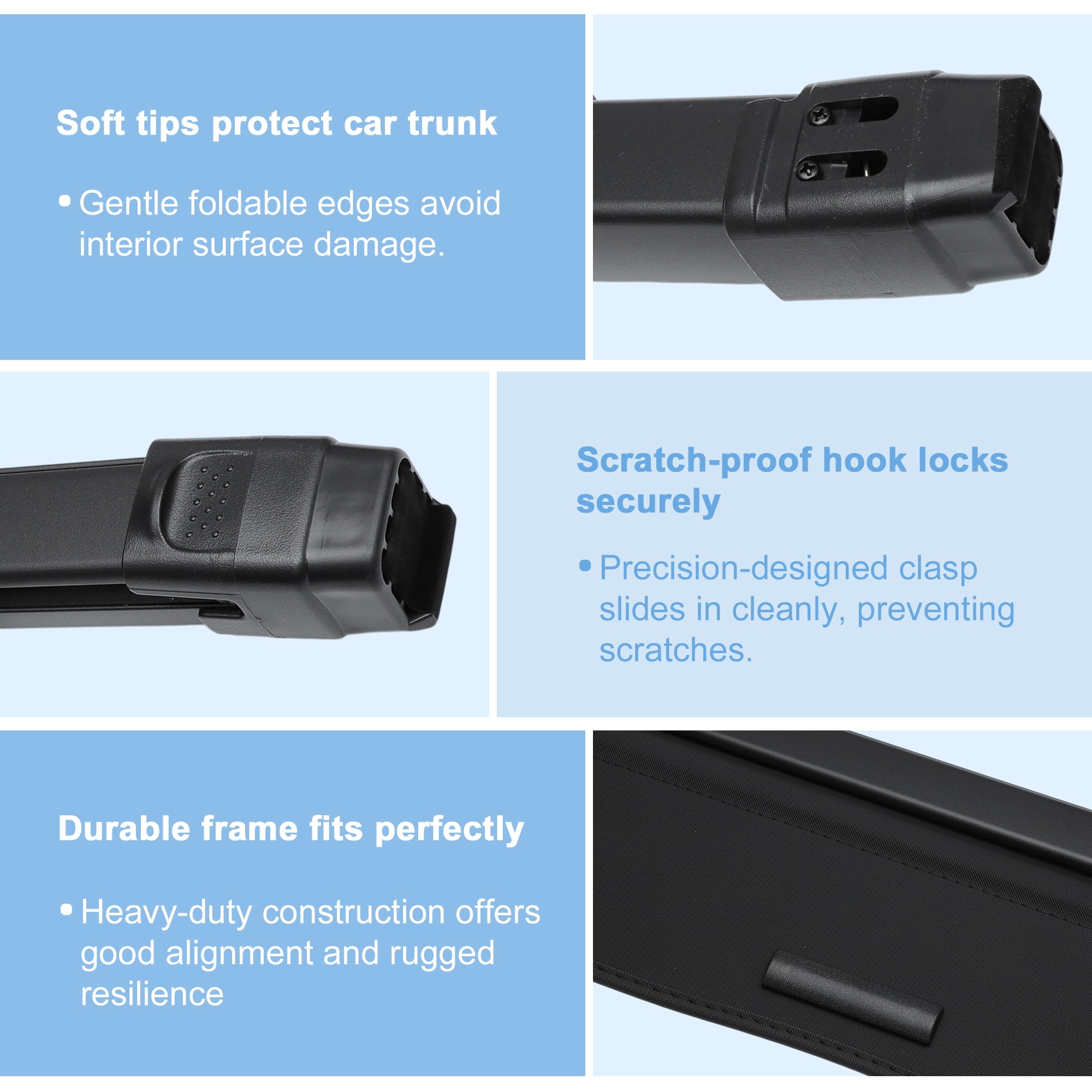 Unique Bargains Retractable Cargo Cover for Honda CRV 2024-2025 Security Shield