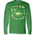 thumbnail image 3 of Inktastic Praying Mantis with Flowers and Leaves Long Sleeve T-Shirt, 3 of 5